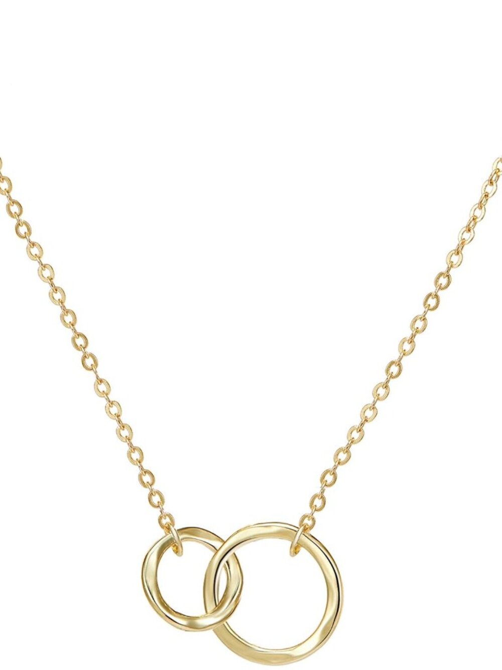 Moon Pendant Necklace - 14K Gold Fill Dainty Hammered Moon Phase Choker